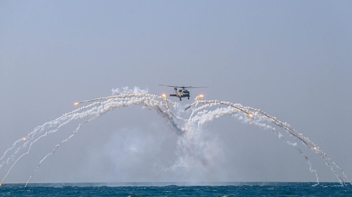 Interceptor missiles launched from Kiryat Shmona in response to drone alert