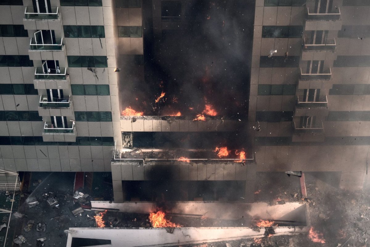 Bombs Strike Near Macron's Hotel in Damascus, Syria