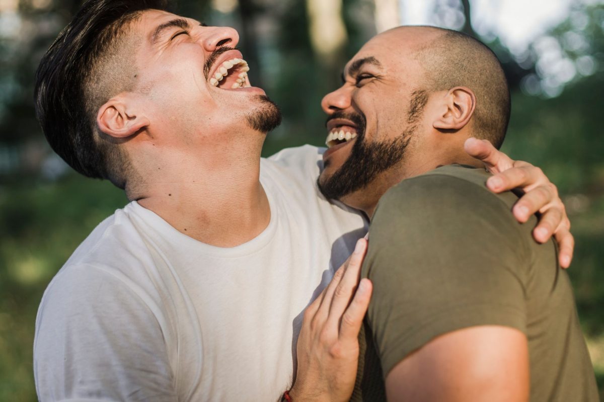 Laughter Fills the Room at Mombasa Masculinity Game, Kenya